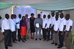 ED of OHAI, Dr Ver-or Ngutor, Programme Director, West/Central Africa Smile Train, Mrs Nkeiruka Obi, DG, Kwara State Bureau of Hospital Management Board, Dr. Bunmi Jetaro Winters and OHAI team in a group photo.