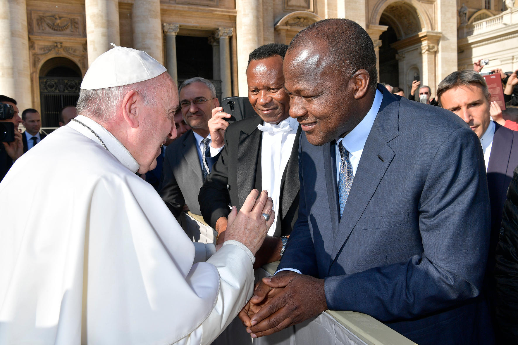 I Pray for Peace in Nigeria, Pope Tells Dogara