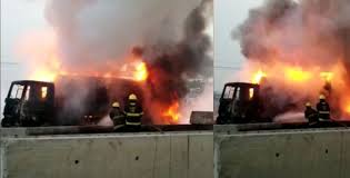 Tanker fire prevention: Abule osun residents applaud Lagos fire operatives