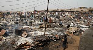 Sokoto market fire: Federal Fire Service DG visits scene, sympathises with traders