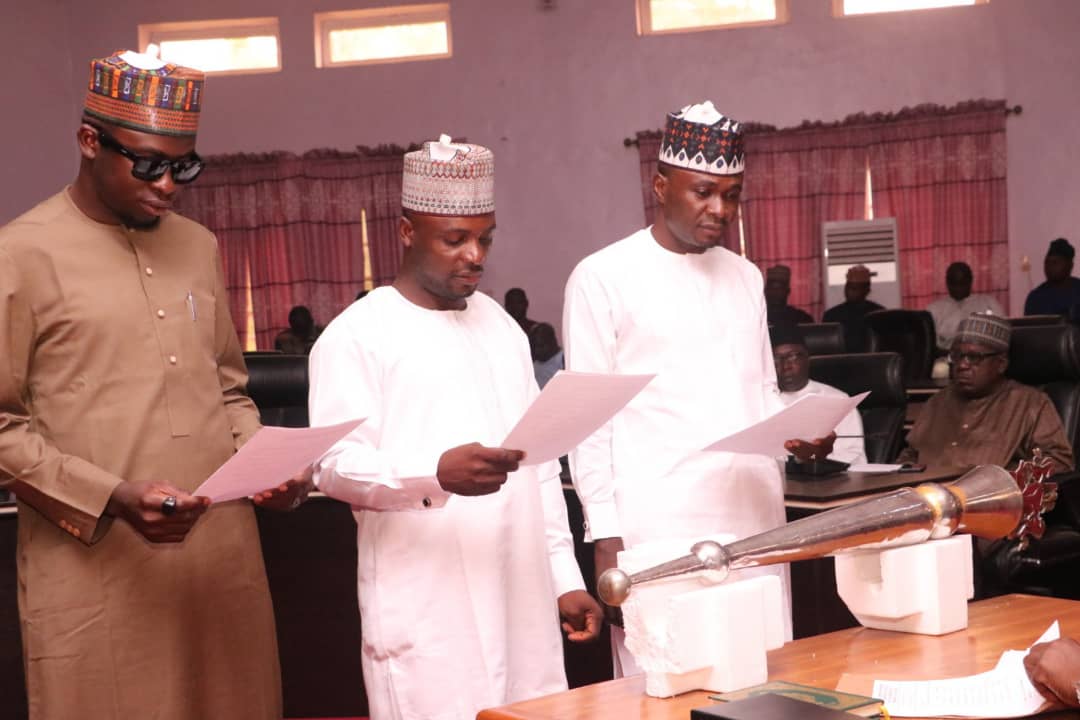 Nasarawa Speaker Balarabe Abdullahi swears in 3 members-elect from Ogazi’s faction