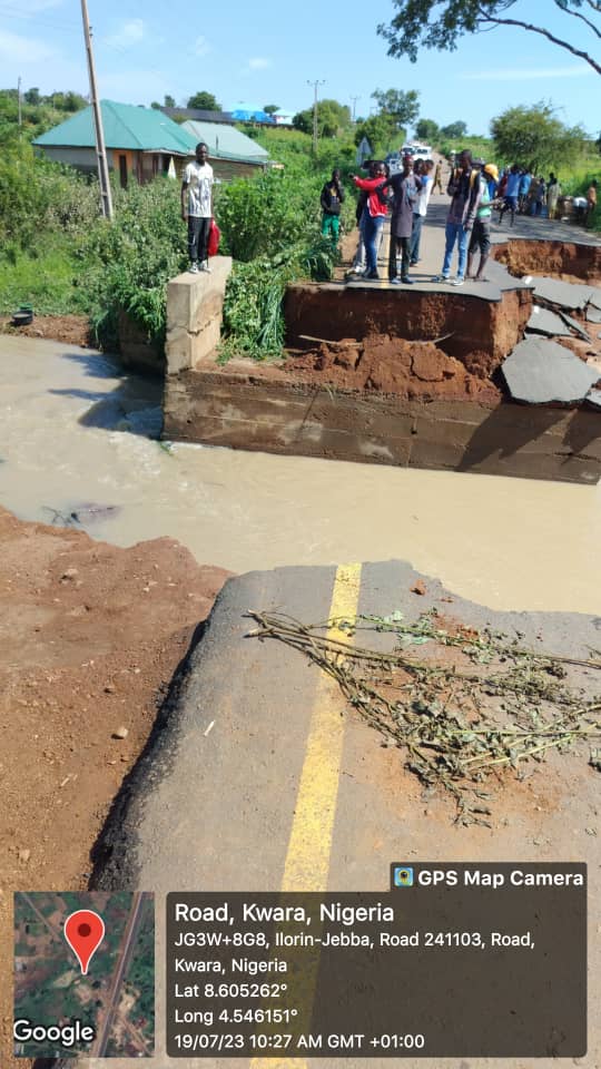 Downpour: Property worth millions of Naira, bridge destroyed in Kwara