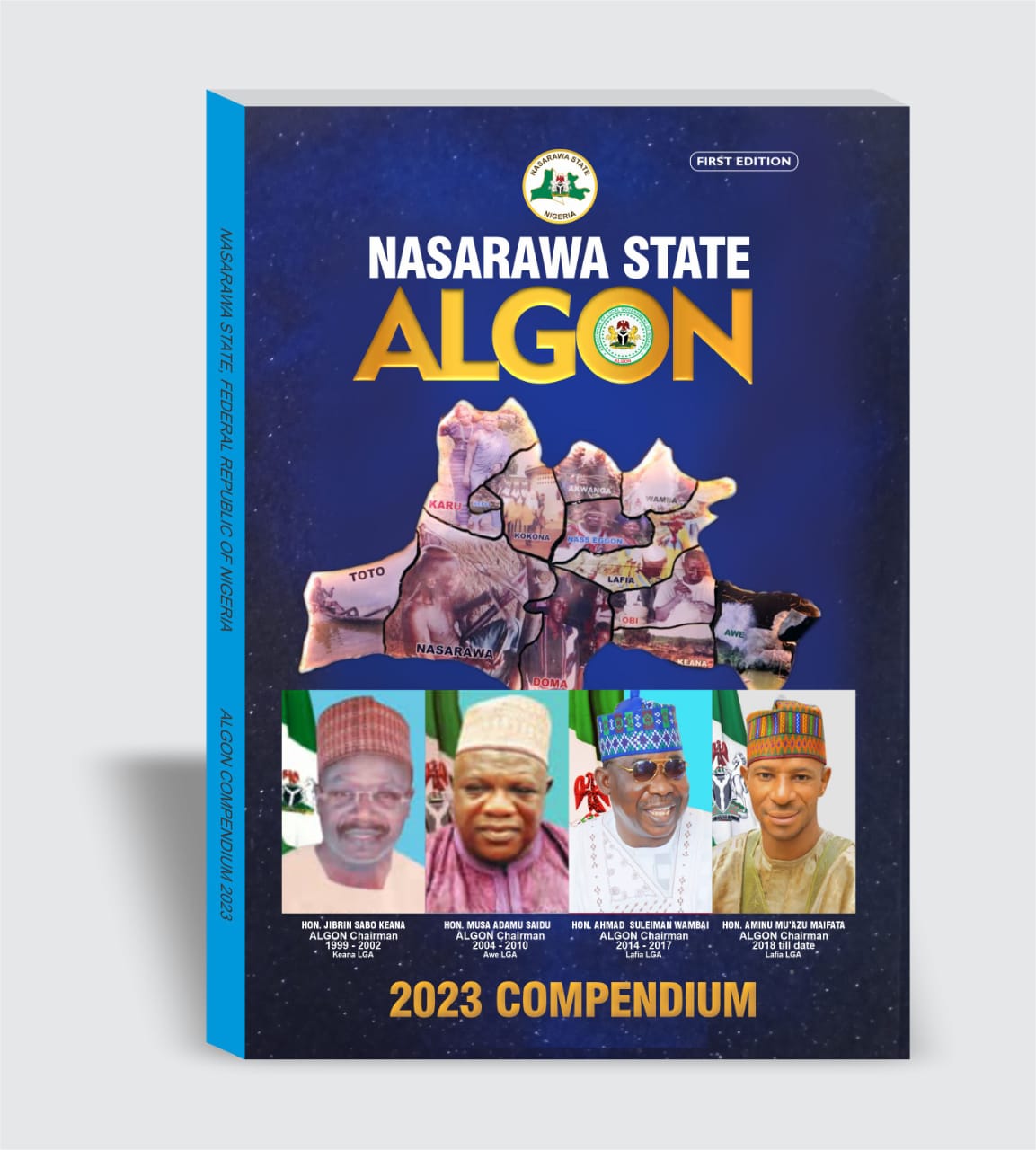 Nasarawa ALGON unveils its first edition of 2023 Compendium to LG Commissioner.