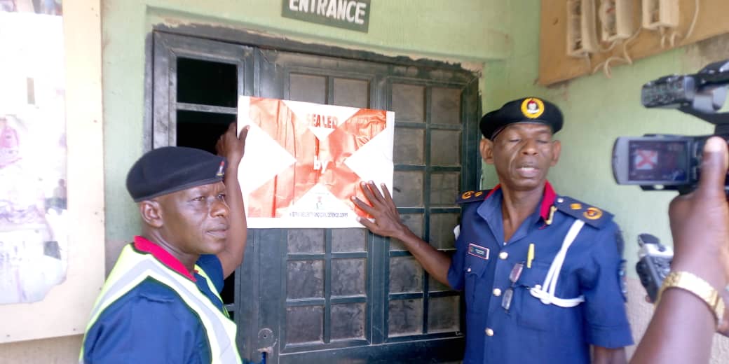 NSCDC:Seals Private Security Guards Companies In Bauchi