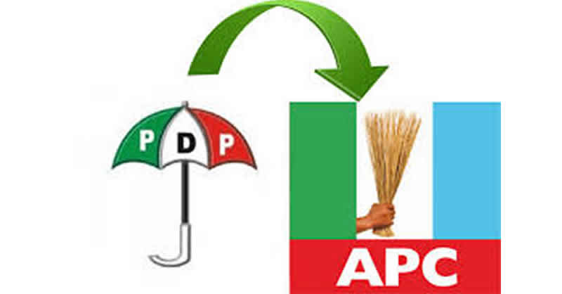 “203 Ondo PDP councillors make a sweeping shift to APC, sparking outrage.”