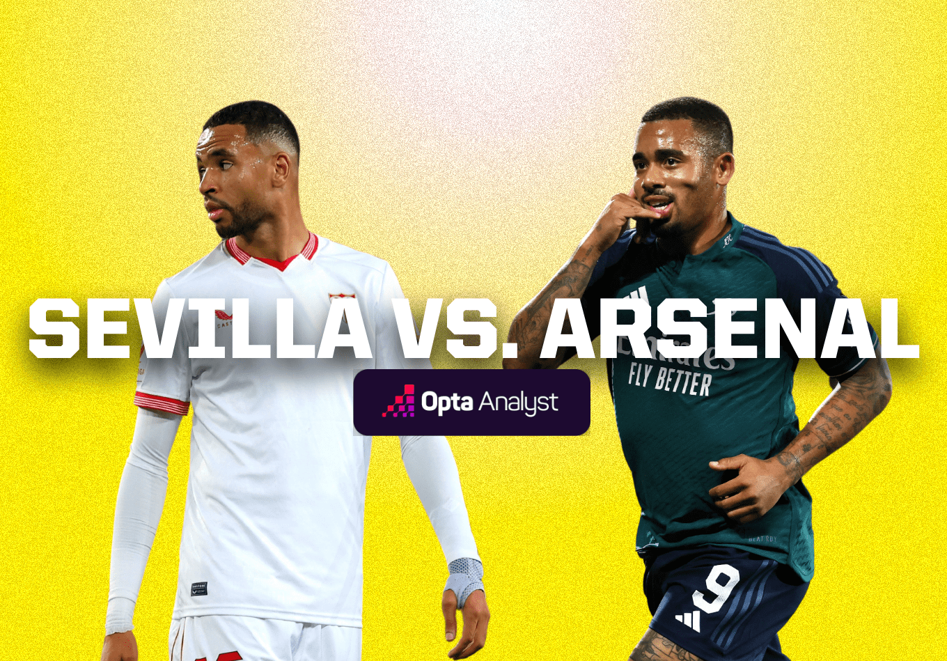 simulation of the Sevilla vs. Arsenal match to generate a score prediction.