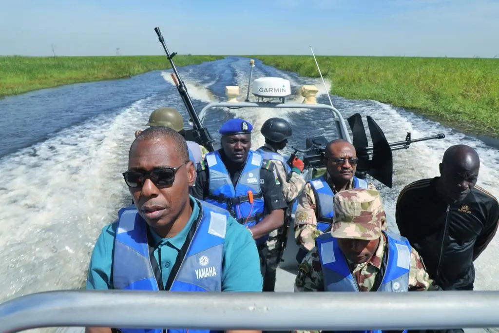 Baga: Zulum  ferries 20km across Lake Chad over agriculture, border trade
