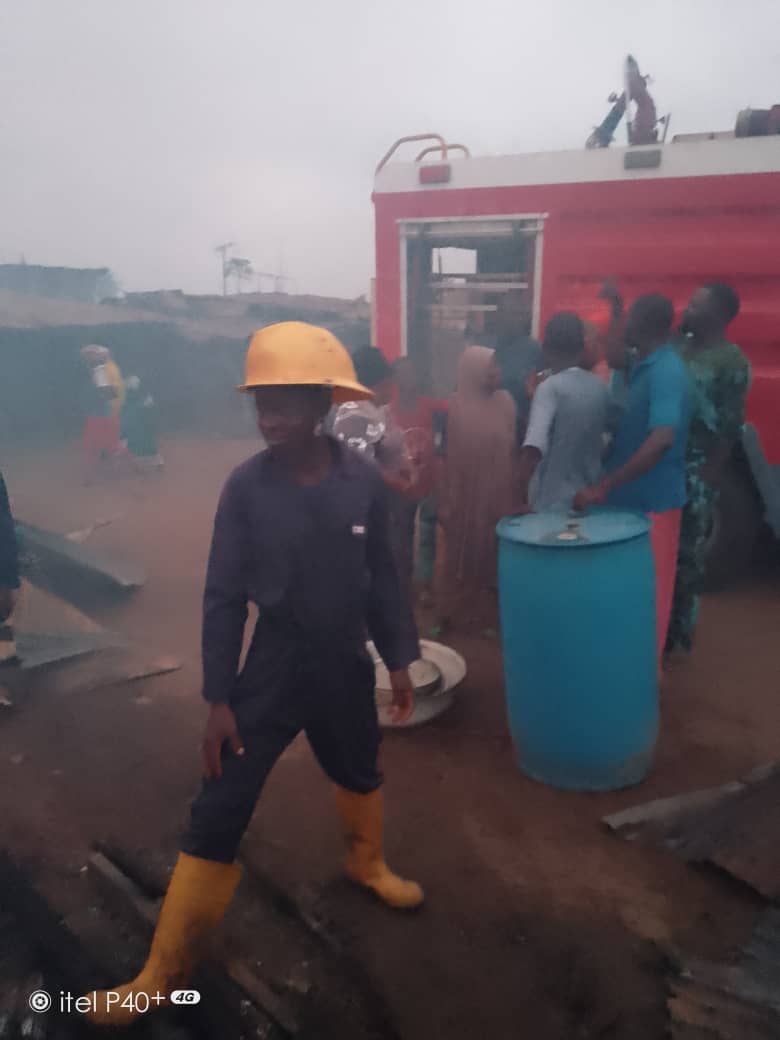 Fire guts popular Owode market in Kwara