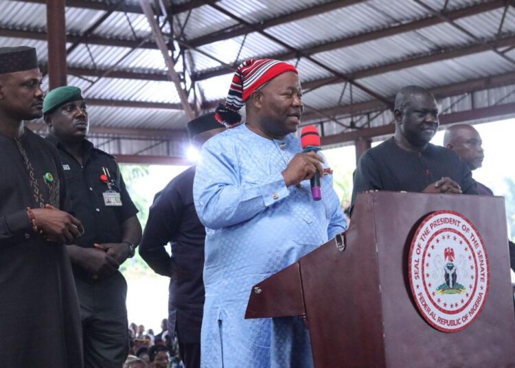 Nigerians ‘ll Enjoy Democracy Dividends When Govt At All Levels Collaborate -Akpabio●●●Promises Constituents, Quality Representation