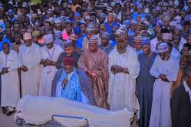 Tears As Borno Commissioner Laid To Rest.