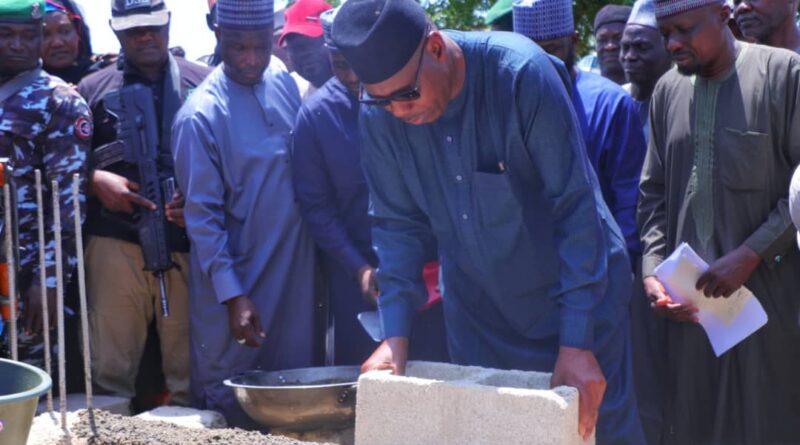 Gov. Zulum Flags Off Construction Of 500 Houses