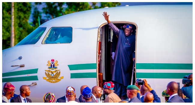 Tinubu Off to UK for Two-Week Annual Leave